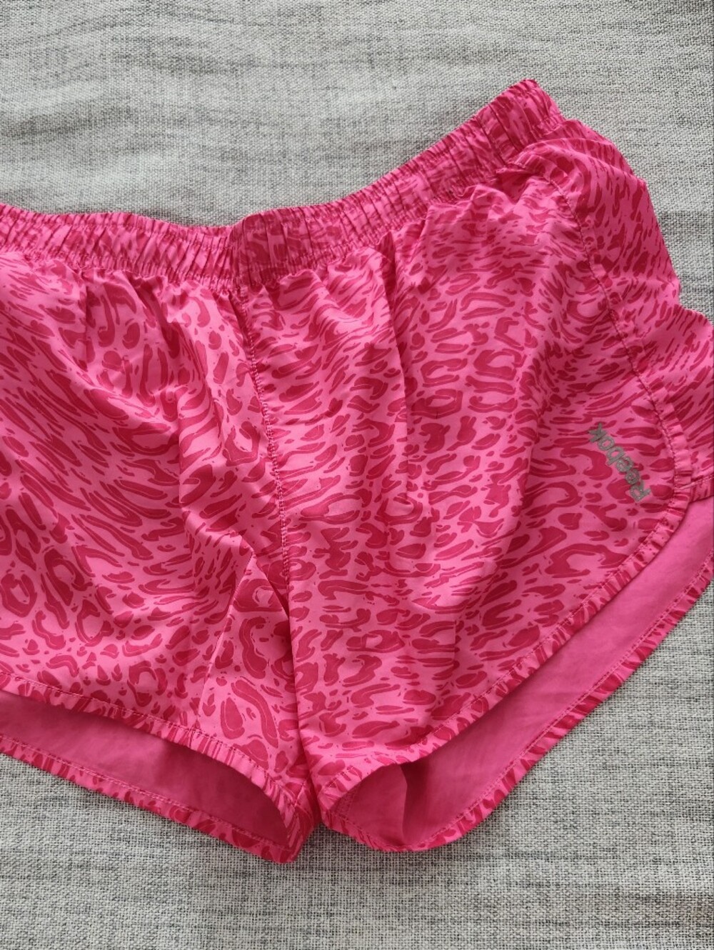 2/ $20 Reebok Pink Leopard Print Athletic Shorts